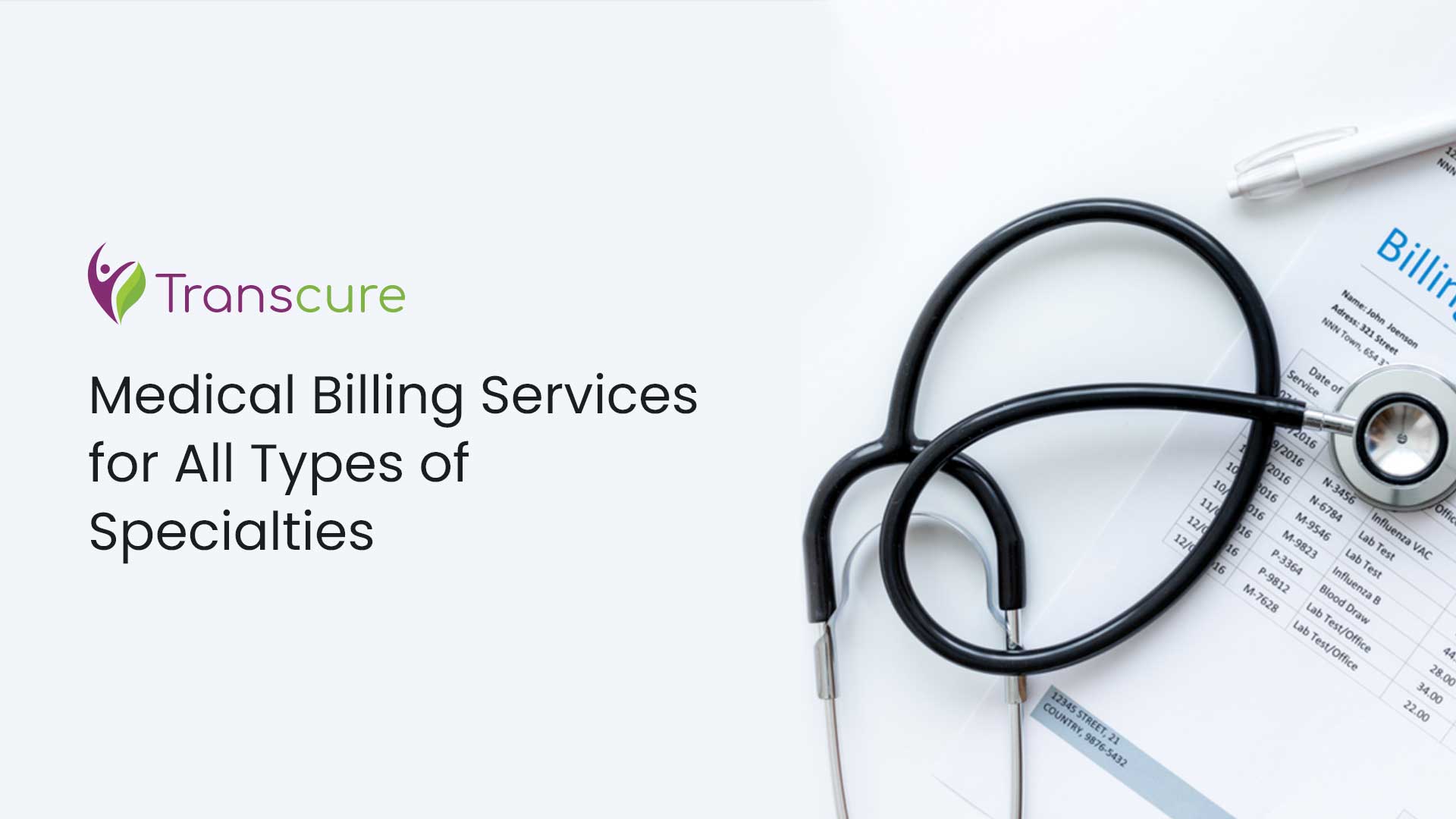 types of specialties in medical billing