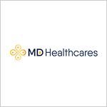 MD HealthCares logo.