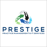 Prestige Practice Management logo.