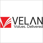 Velan Healthcare Services logo.