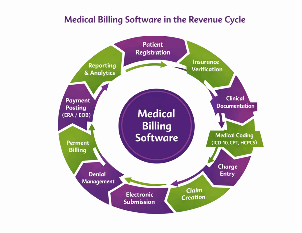 medical billing software revenue circle