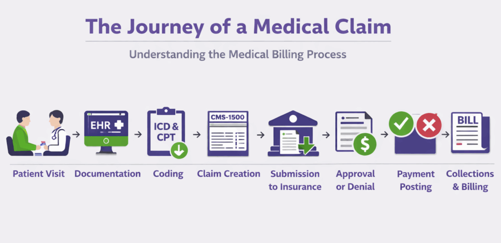 The Journey of a medical claim