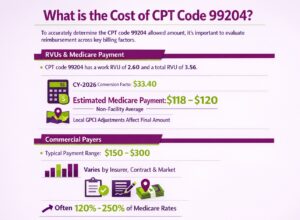 CPT 99204: Description, Cost, Scenarios, and Rules
