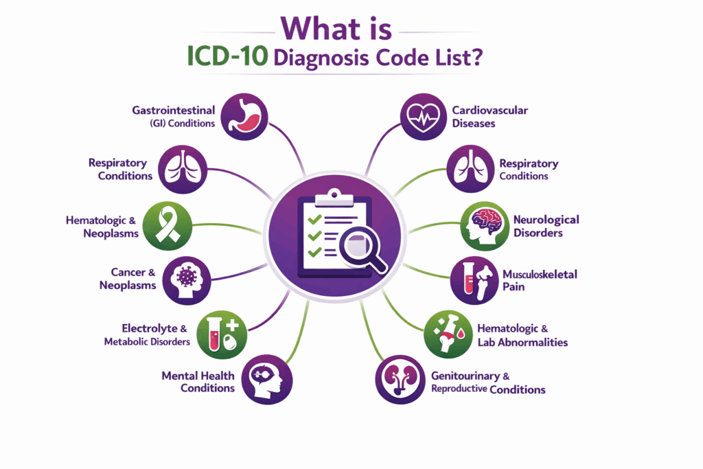 icd 10 diagnosis categories 