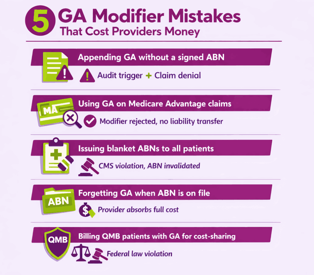 GA Modifier Mistakes