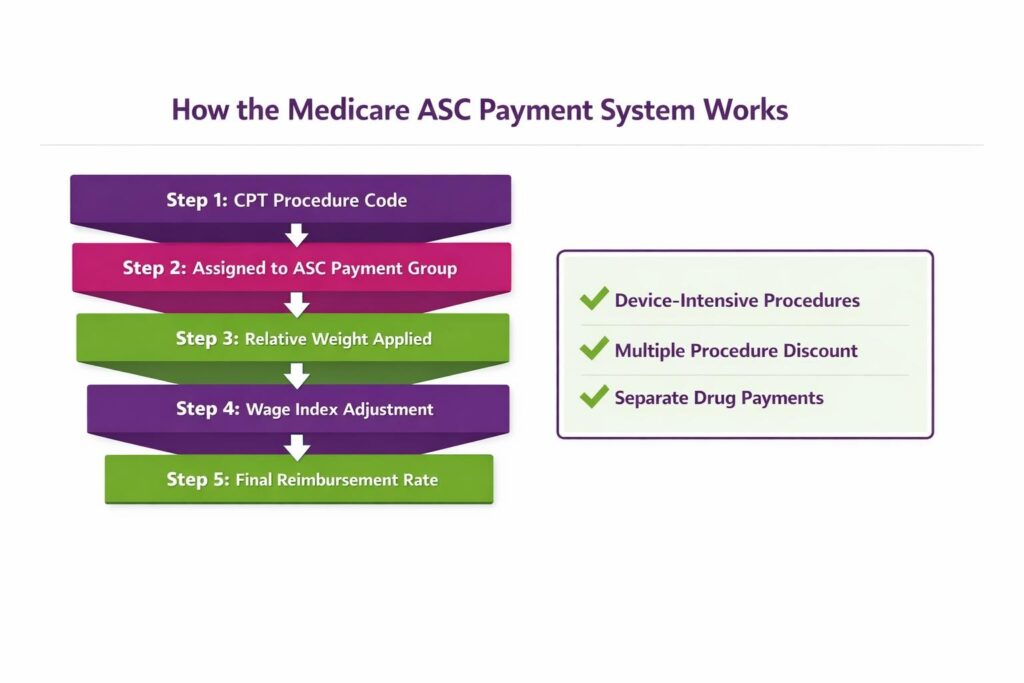 How the medicare ASC payment systems works