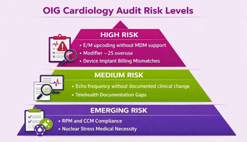 OIG cardiology audit risk levels