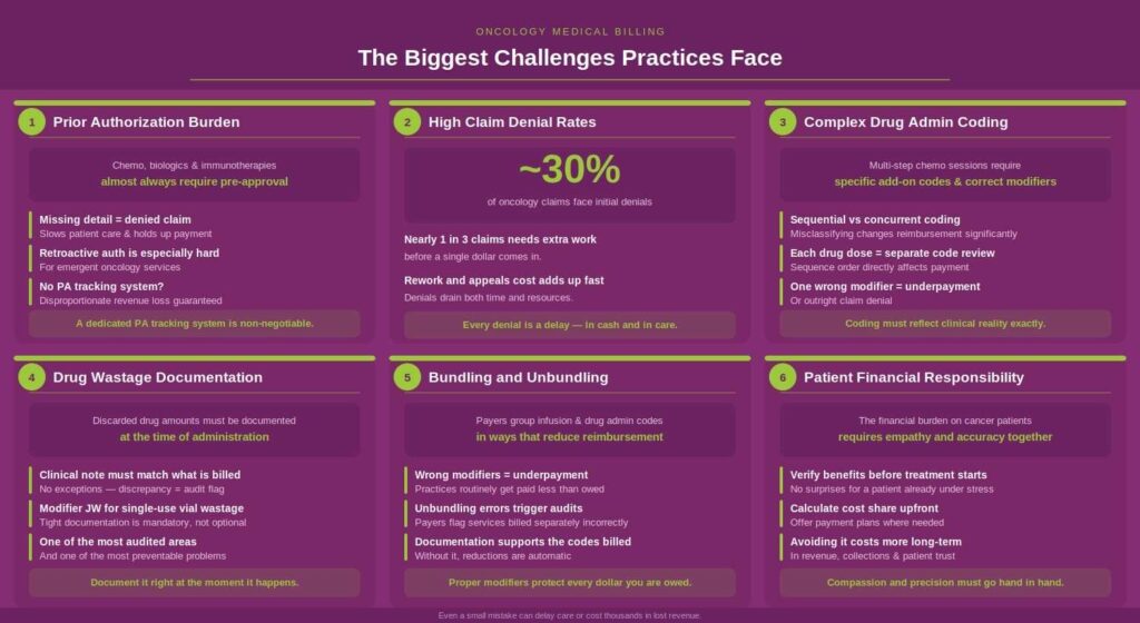 Oncology billing challenges