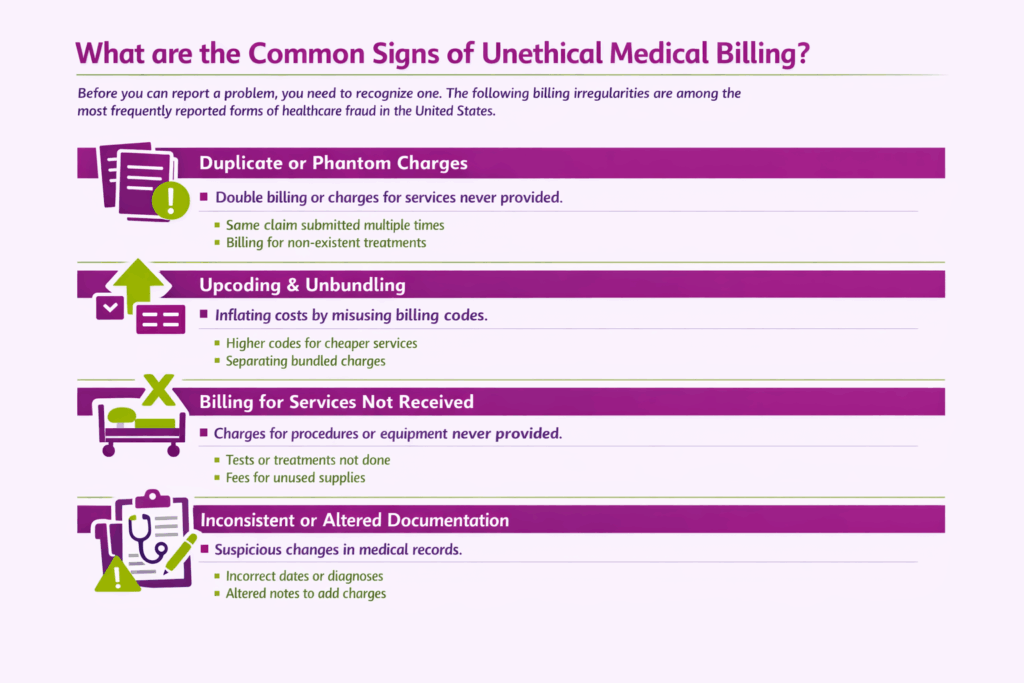 What are the Common Sign of Unethical Medical Billing