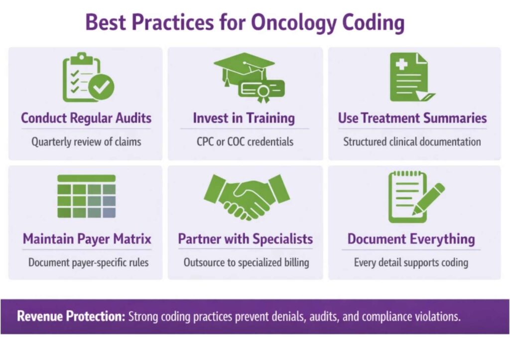 best practices oncology coding