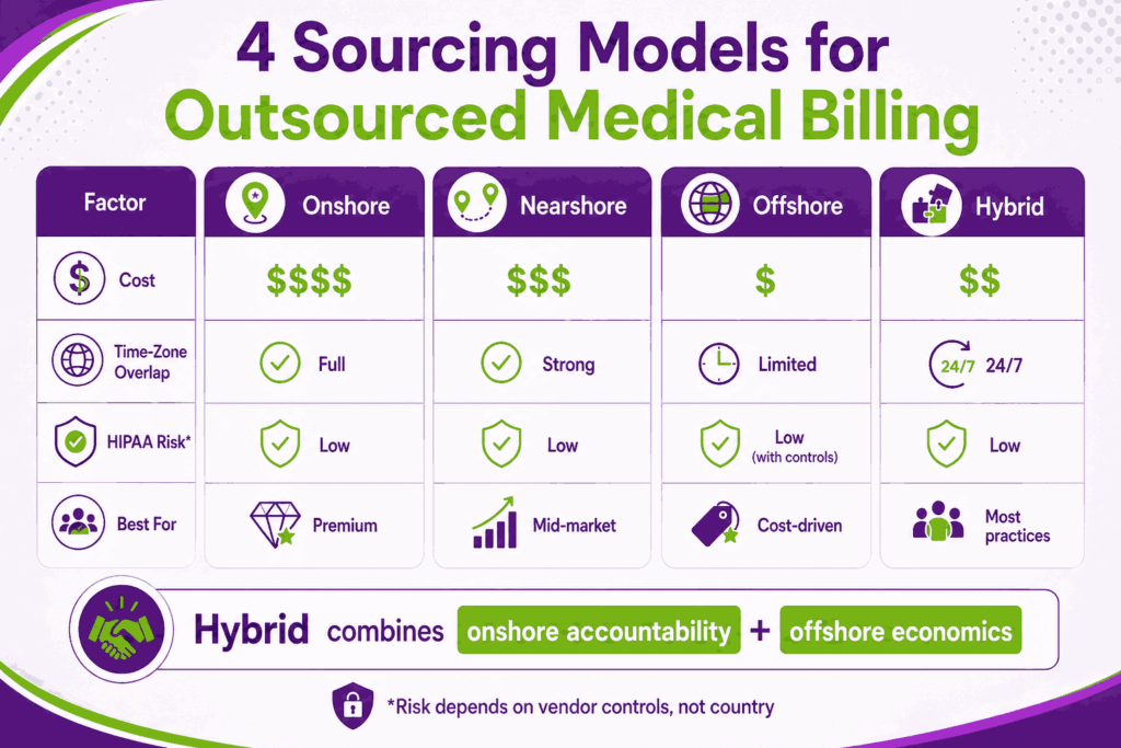 4 sourcing models for outsourced medical billing
