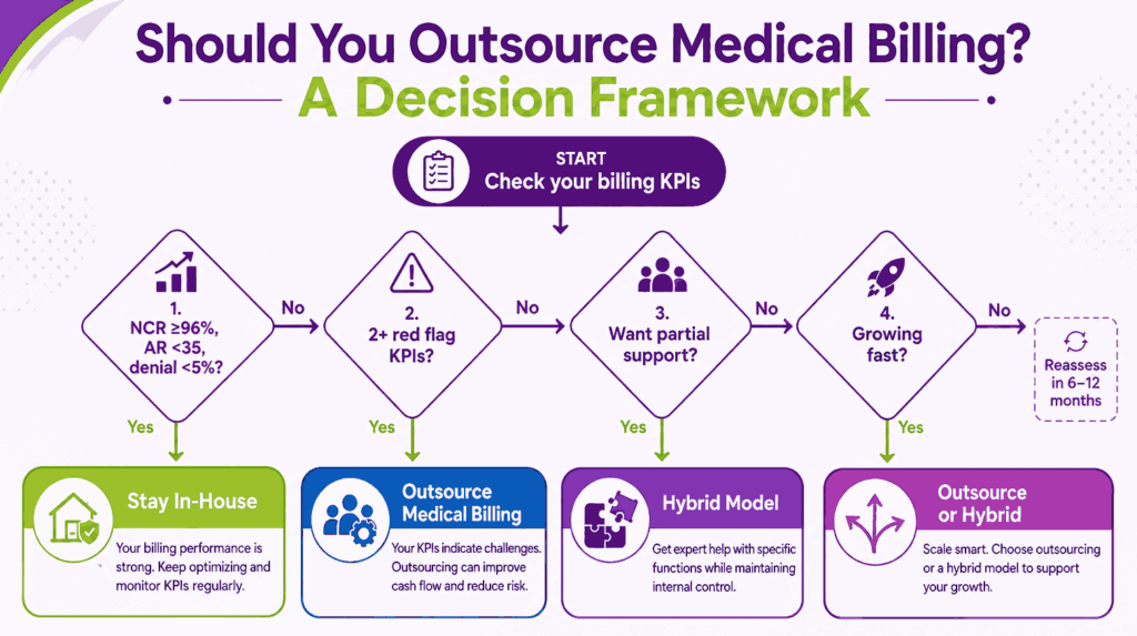 decision frameowrk for outsource medical billing services
