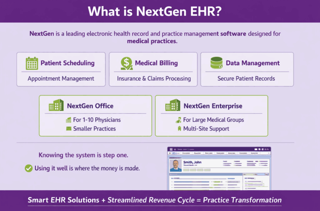 Nextgen ehr guide steps
