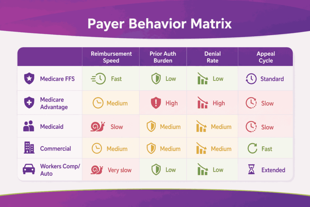Payer Behavior Matrix