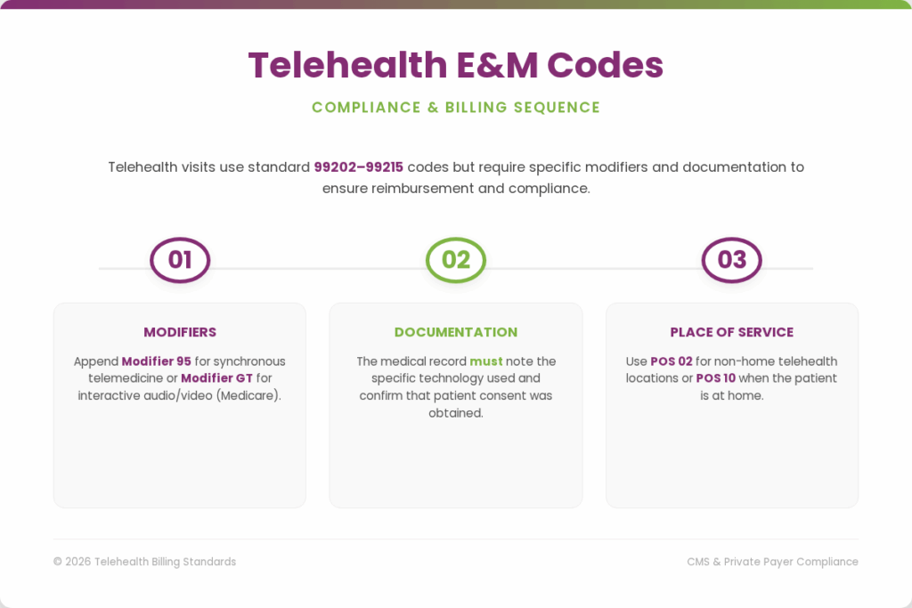 Telehealth E&M Codes