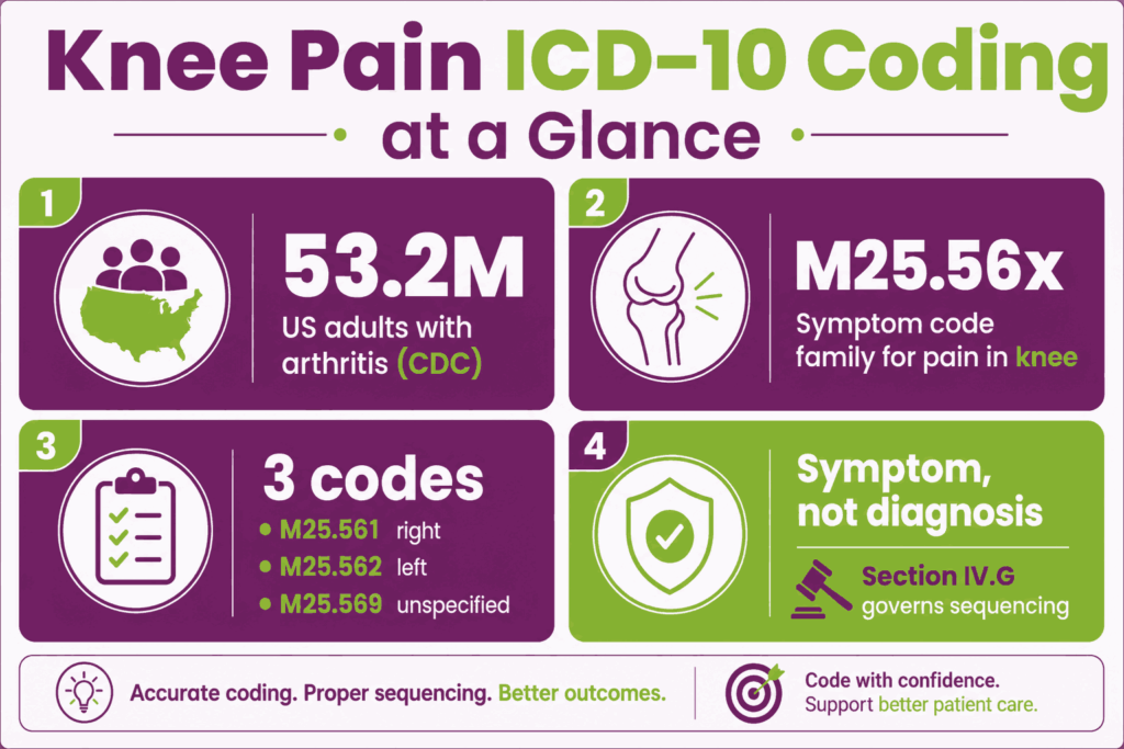 knee pain icd10 coding