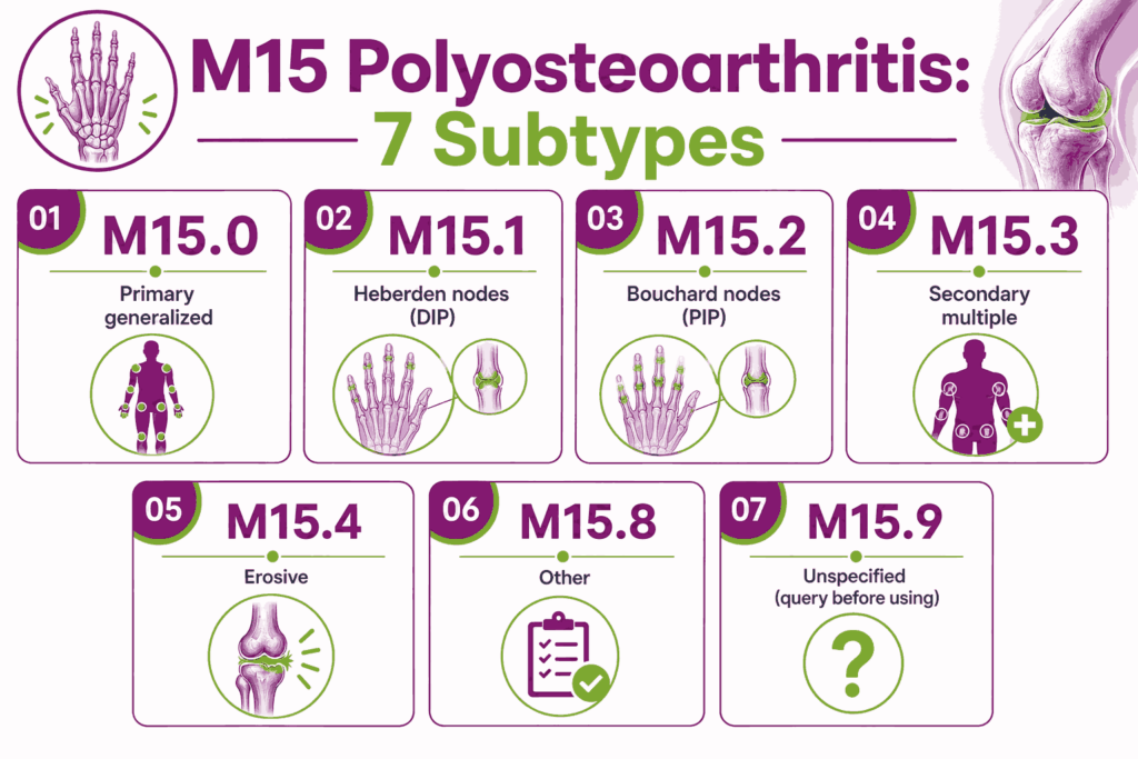 M15 polyosteoarthritis