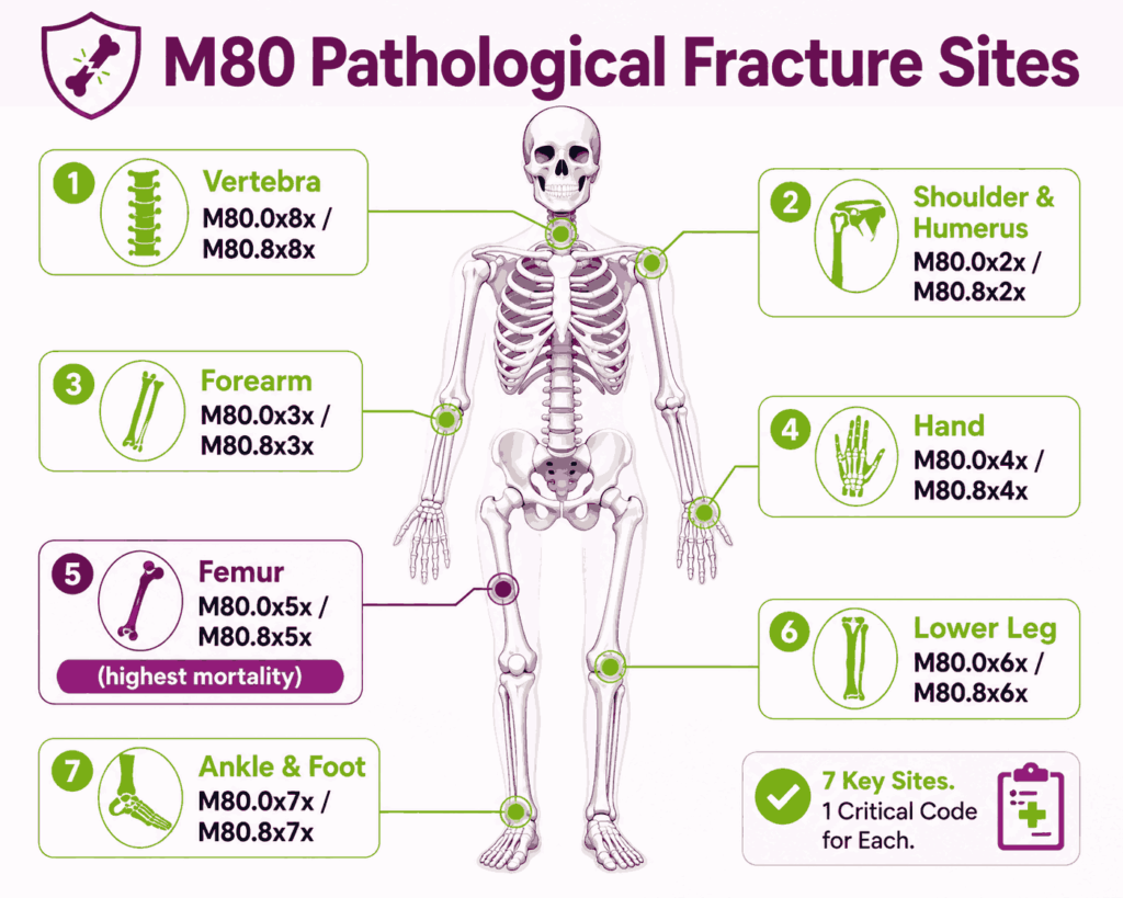 m80 osteoporosis fracture anatomic site