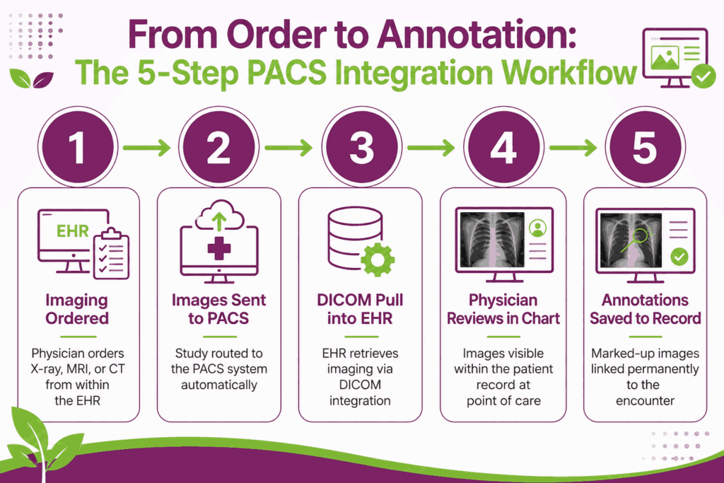 orthopedic ehr pacs intergration workflow