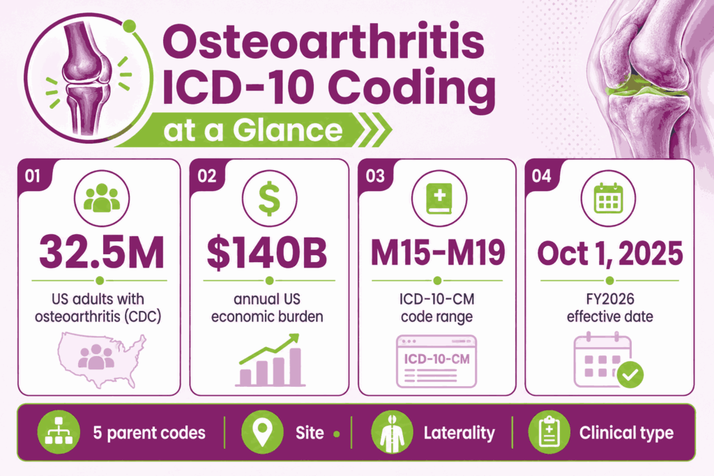 osteoarthritis icd10 coding