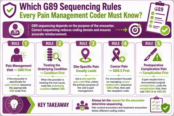 g89 sequencing rules every pain management coder should know