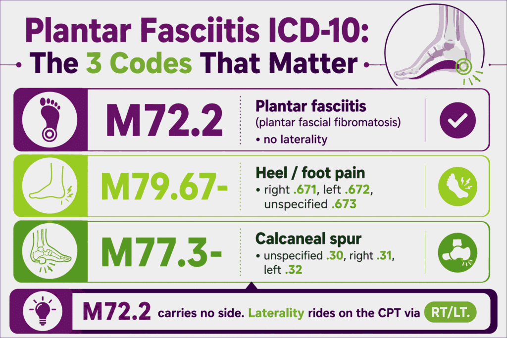 Plantar fasciitis icd10 codes overview