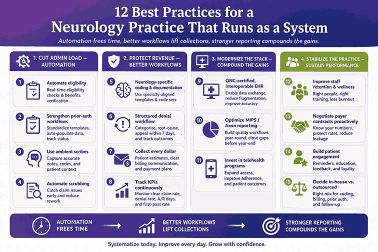 12 Best Practices for a Neurology Practice That Runs as a System