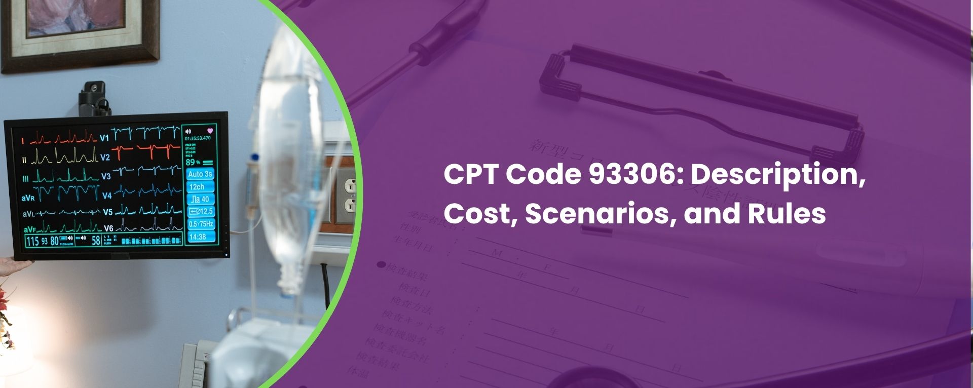 CPT Code 93306 Description, Cost, Scenarios, and Rules