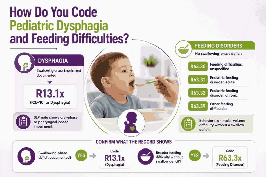 How Do You Code Pediatric Dysphagia and Feeding Difficulties