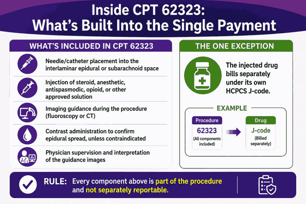 Inside CPT 62323 What's Built Into the Single Payment