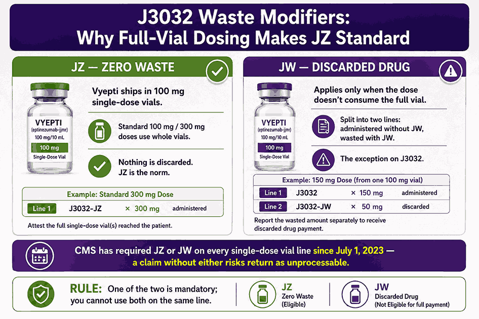 J3032 Waste Modifiers Why Full-Vial Dosing Makes JZ Standard