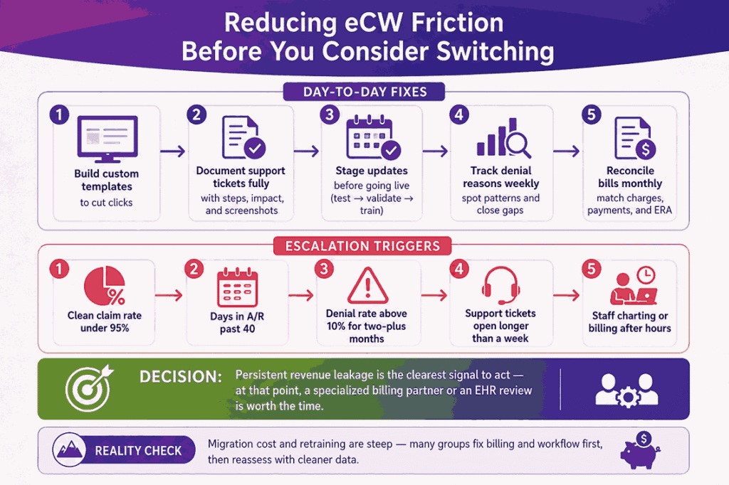 Reducing eCW Friction Before You Consider Switching