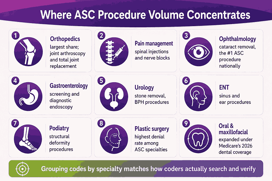 Where ASC Procedure Volume Concentrates