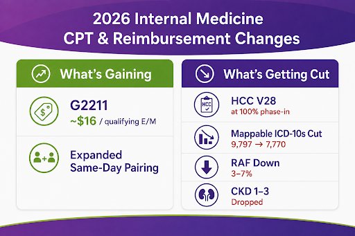 2026 Internal Medicine CPT & Reimbursement Changes
