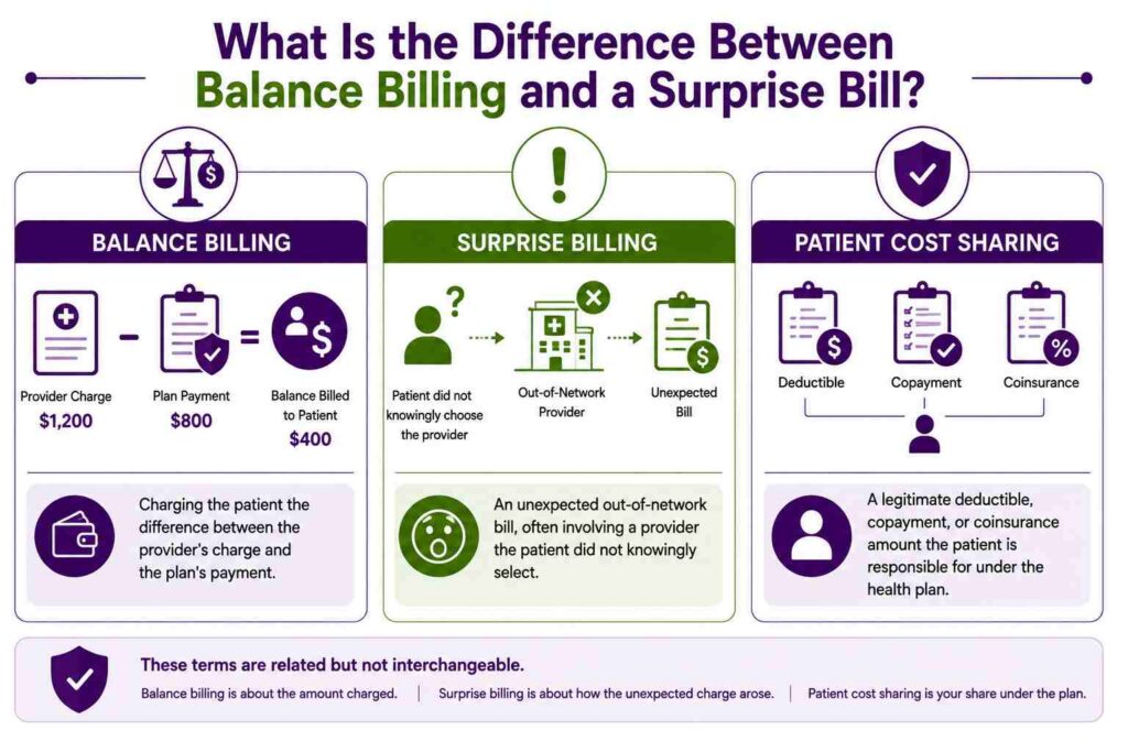 Balance Billing, Surprise Billing, and Patient Cost Sharing