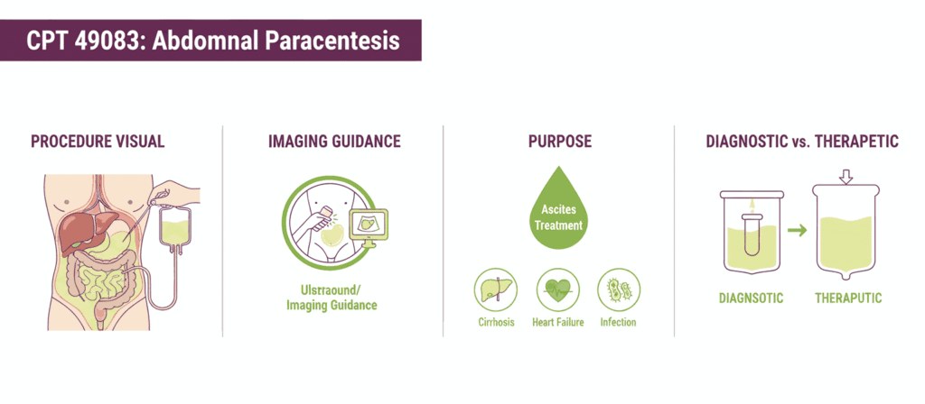CPT 49083 Abdominal Paracentesis