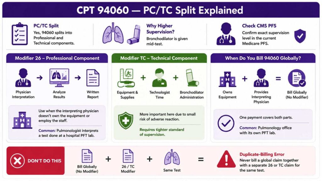 CPT 94060 PC-TC Split Infographic