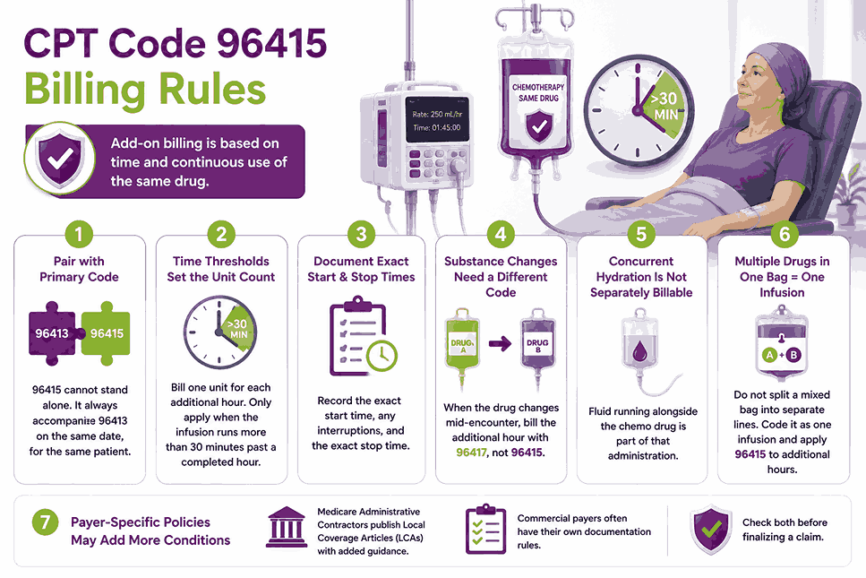 CPT Code 96415 Billing Rules