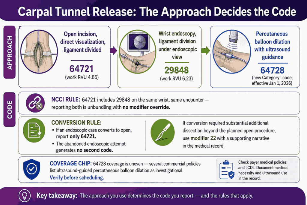 Carpal Tunnel Release The Approach Decides the Code