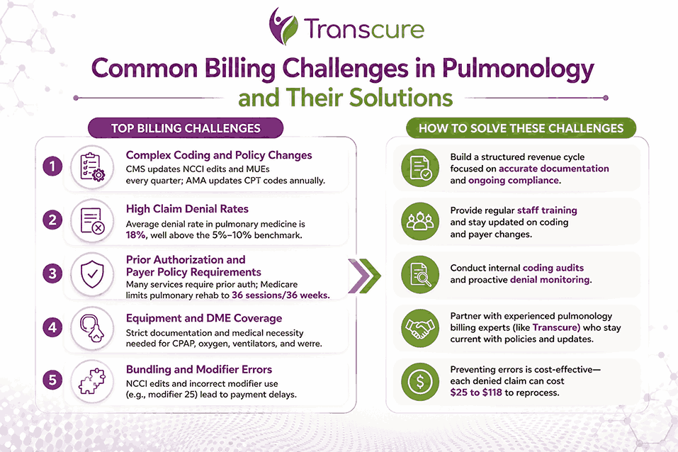 Common Billing Challenges in Pulmonology and Their Solutions