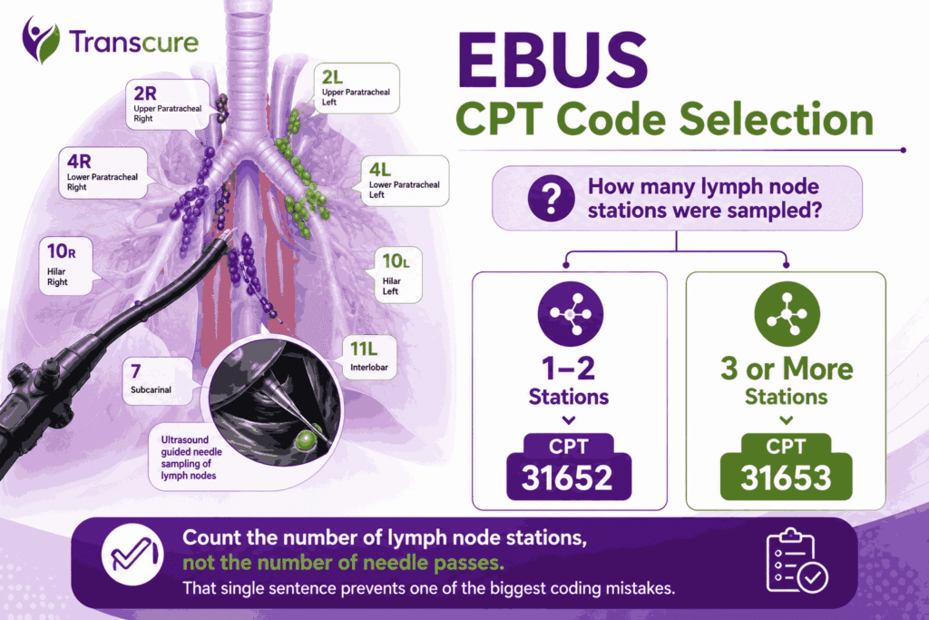 EBUS CPT Code Selection