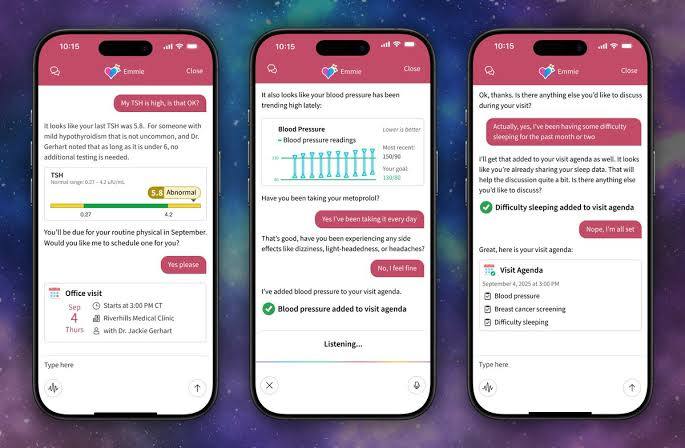 Epic Emmie AI Assistant Interface