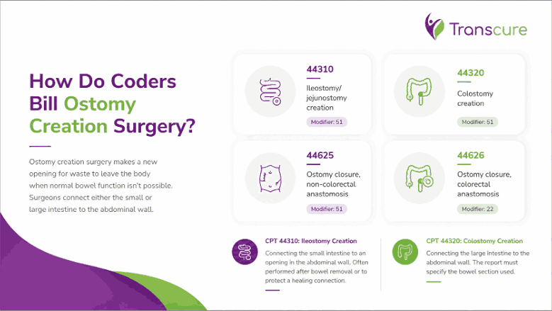 How Do Coders Bill Ostomy Creation Surgery