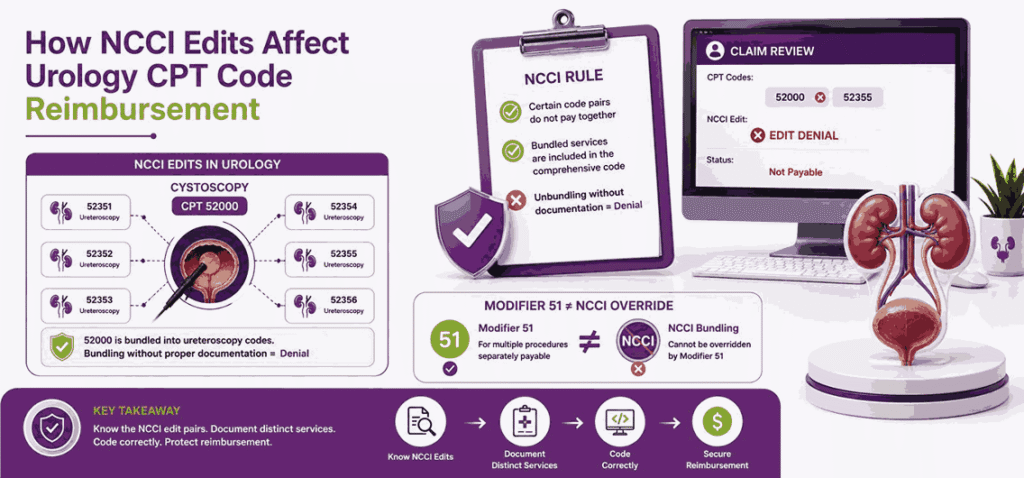 How NCCI Edits Affect Urology CPT Code Reimbursement