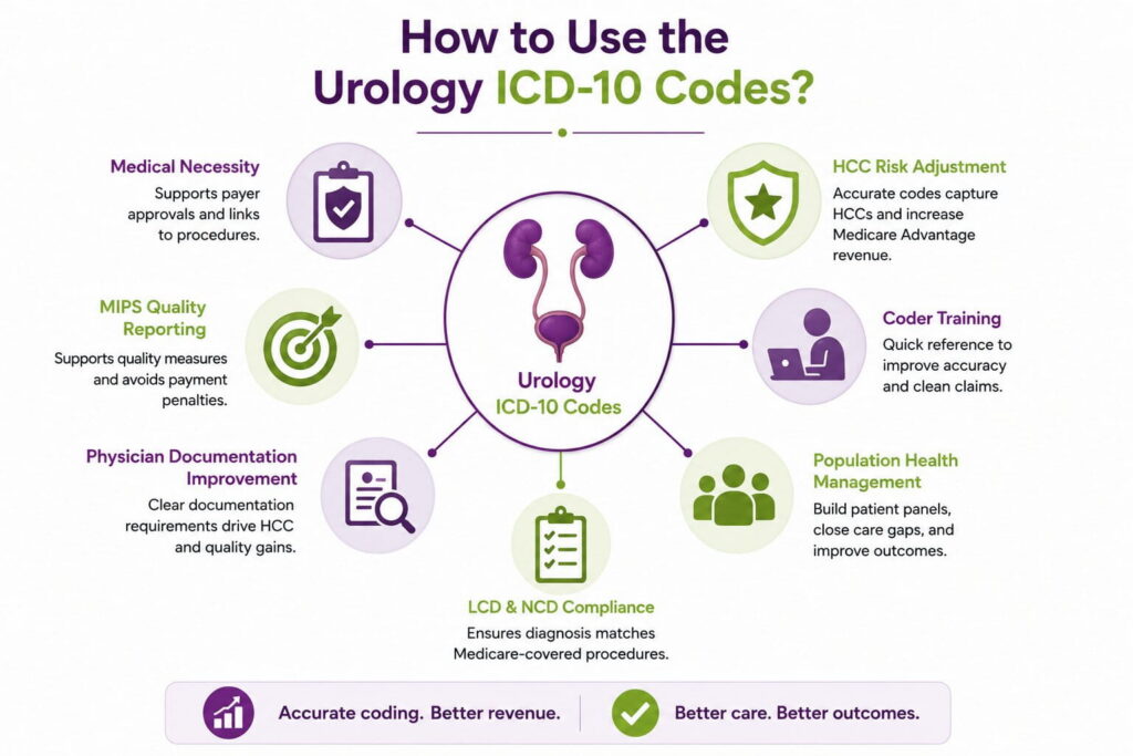 major uses of urology icd 10 in urology billing