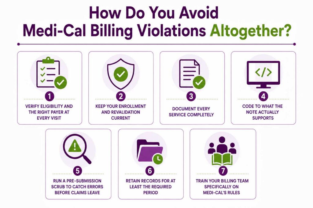 How to avoid medi-cal billing violations