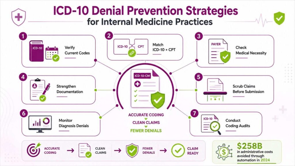 ICD-10 Denial Prevention Strategies for Internal Medicine Practicies