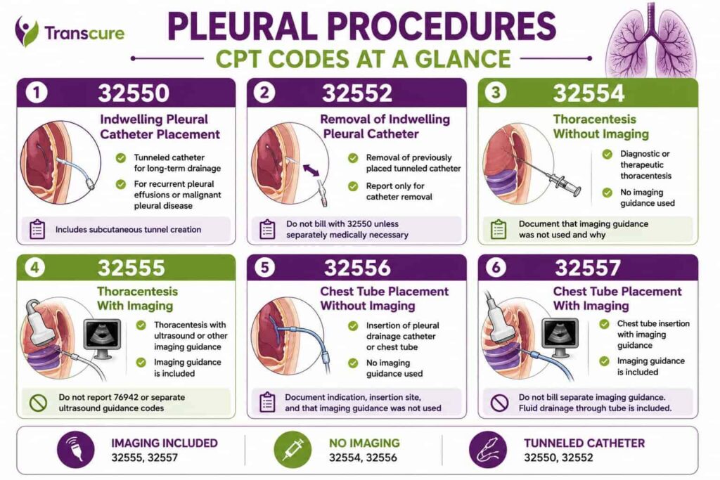 Pleural Procedures CPT Codes at a Glance