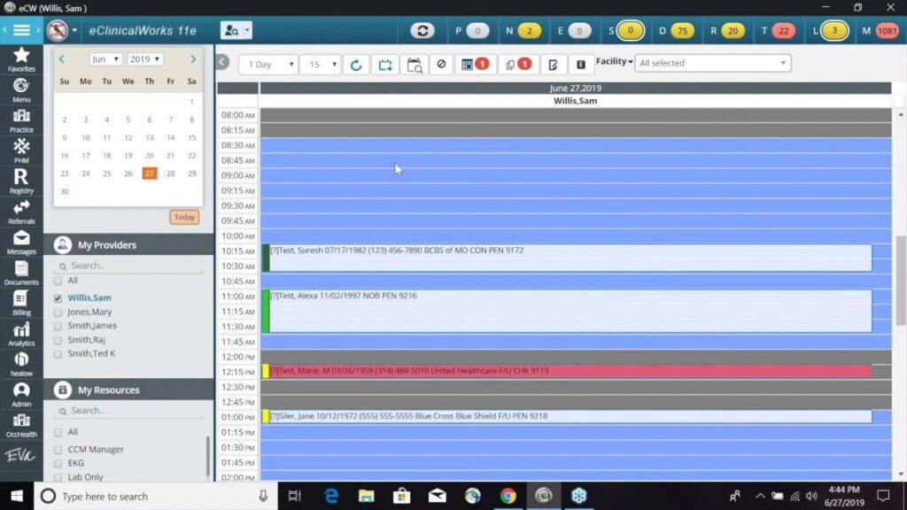 Practice Management and Front-Office Features