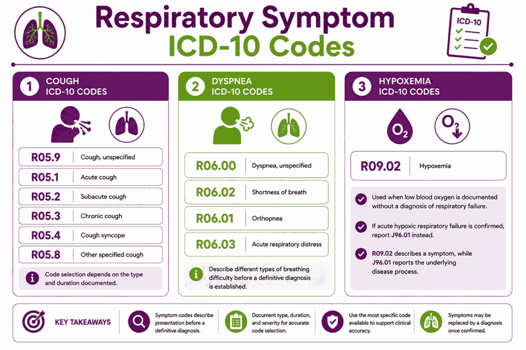 Respiratory Symptom ICD-10 Codes